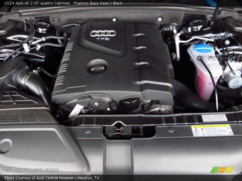 Phantom Black Pearl / Black 2014 Audi A5 2.0T quattro Cabriolet