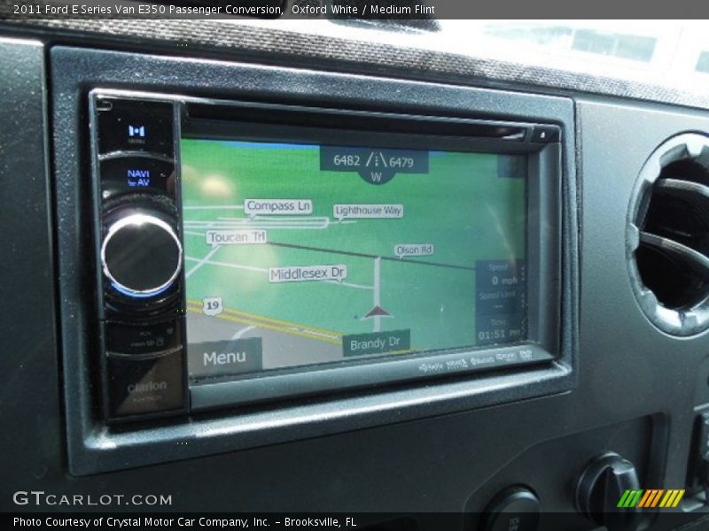 Oxford White / Medium Flint 2011 Ford E Series Van E350 Passenger Conversion