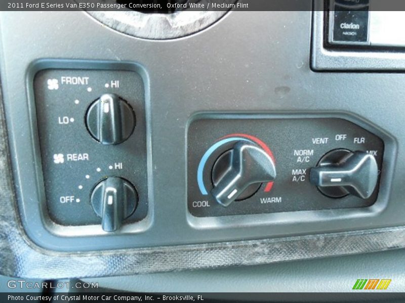 Controls of 2011 E Series Van E350 Passenger Conversion