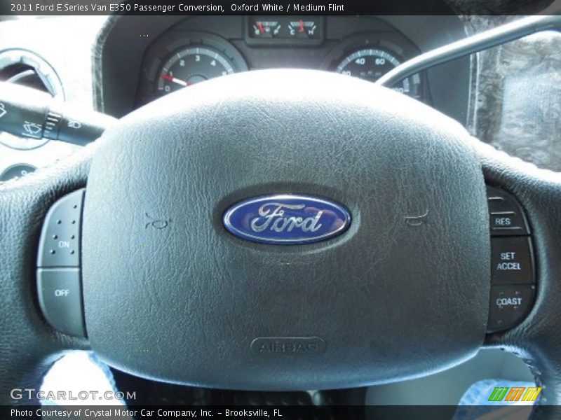 Oxford White / Medium Flint 2011 Ford E Series Van E350 Passenger Conversion