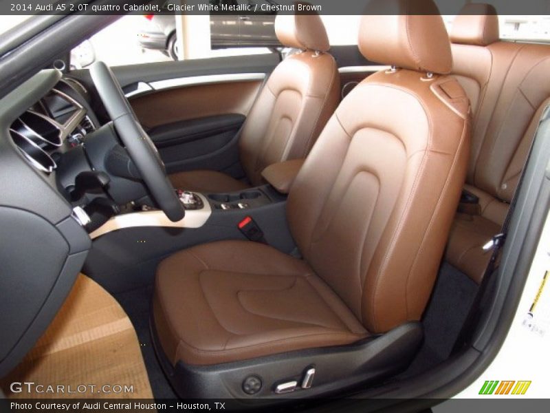  2014 A5 2.0T quattro Cabriolet Chestnut Brown Interior