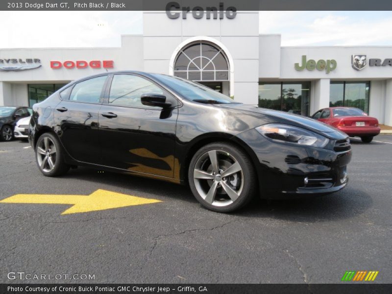 Pitch Black / Black 2013 Dodge Dart GT
