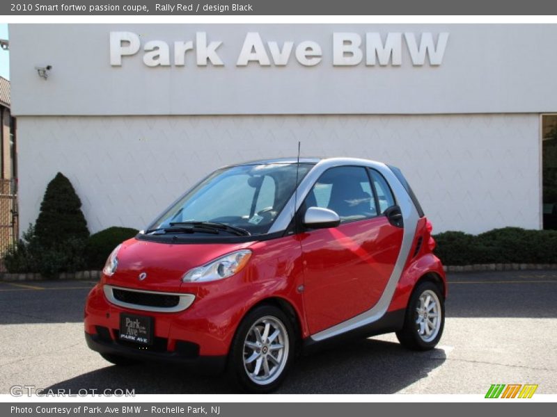 Rally Red / design Black 2010 Smart fortwo passion coupe