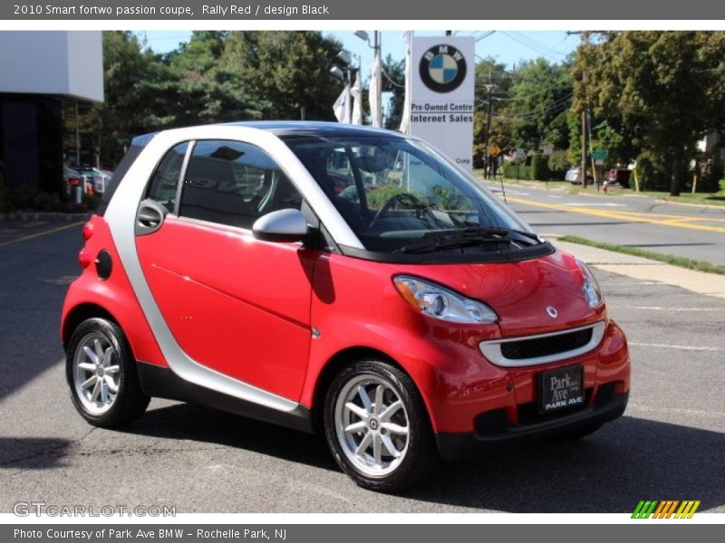 Rally Red / design Black 2010 Smart fortwo passion coupe