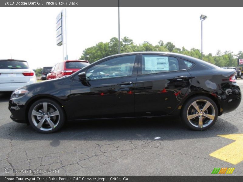 Pitch Black / Black 2013 Dodge Dart GT