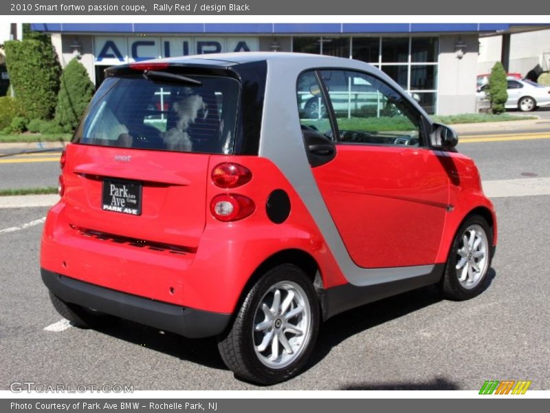 Rally Red / design Black 2010 Smart fortwo passion coupe