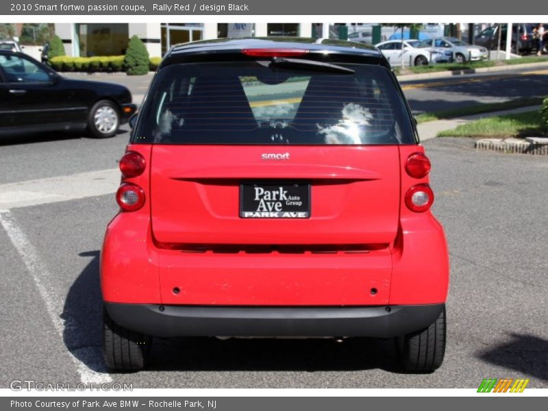 Rally Red / design Black 2010 Smart fortwo passion coupe