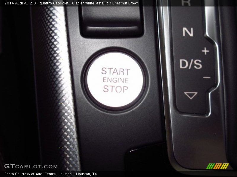 Glacier White Metallic / Chestnut Brown 2014 Audi A5 2.0T quattro Cabriolet