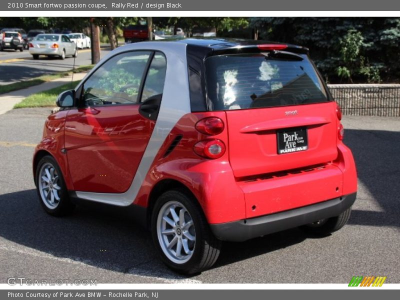 Rally Red / design Black 2010 Smart fortwo passion coupe