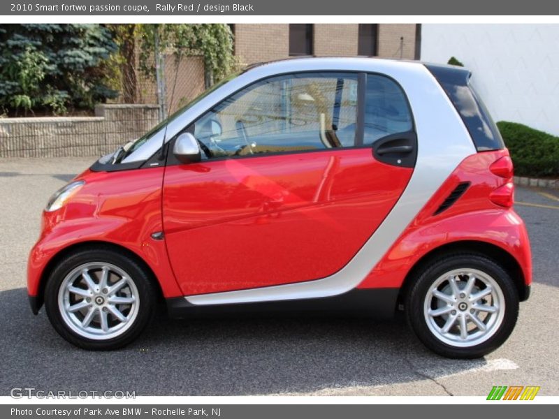 Rally Red / design Black 2010 Smart fortwo passion coupe