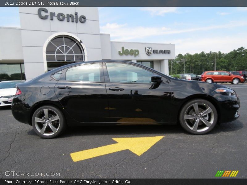 Pitch Black / Black 2013 Dodge Dart GT