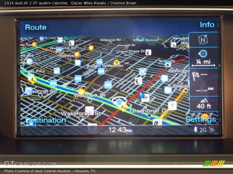 Glacier White Metallic / Chestnut Brown 2014 Audi A5 2.0T quattro Cabriolet