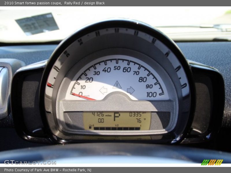  2010 fortwo passion coupe passion coupe Gauges