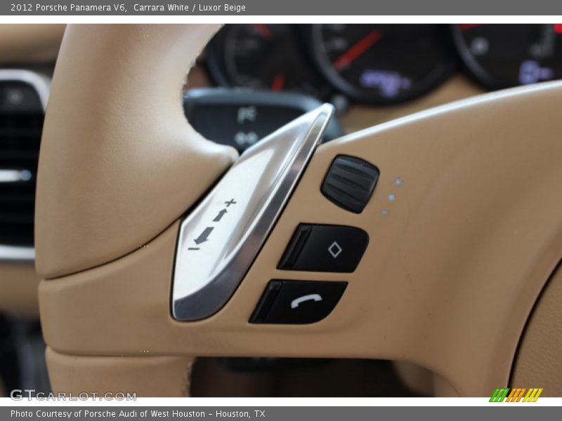 Carrara White / Luxor Beige 2012 Porsche Panamera V6