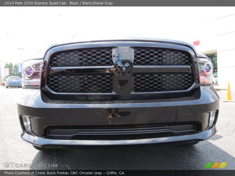 Black / Black/Diesel Gray 2014 Ram 1500 Express Quad Cab