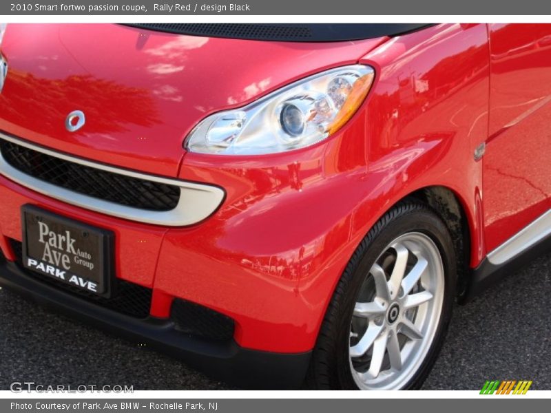 Rally Red / design Black 2010 Smart fortwo passion coupe