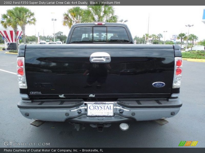 Black / Medium Flint 2002 Ford F350 Super Duty Lariat Crew Cab 4x4 Dually