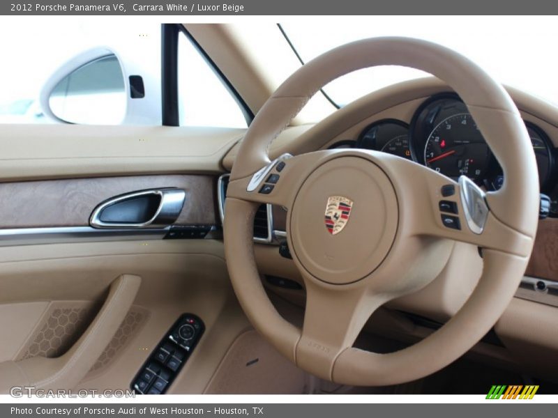 Carrara White / Luxor Beige 2012 Porsche Panamera V6