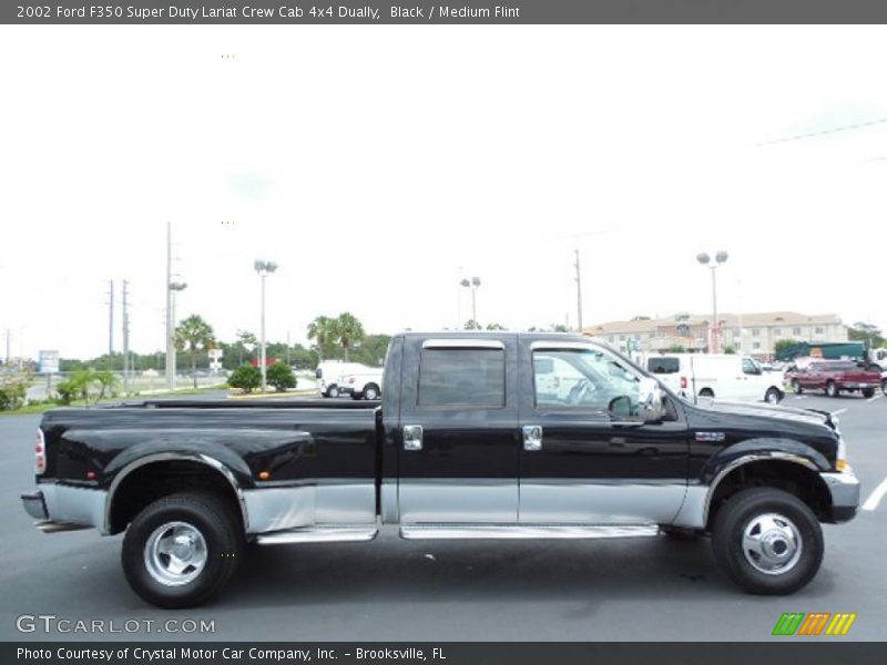 Black / Medium Flint 2002 Ford F350 Super Duty Lariat Crew Cab 4x4 Dually