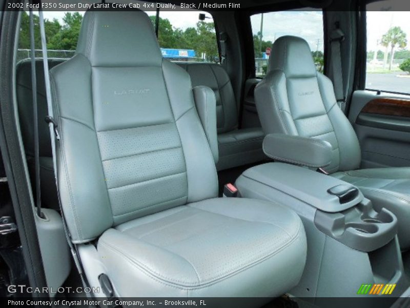 Front Seat of 2002 F350 Super Duty Lariat Crew Cab 4x4 Dually