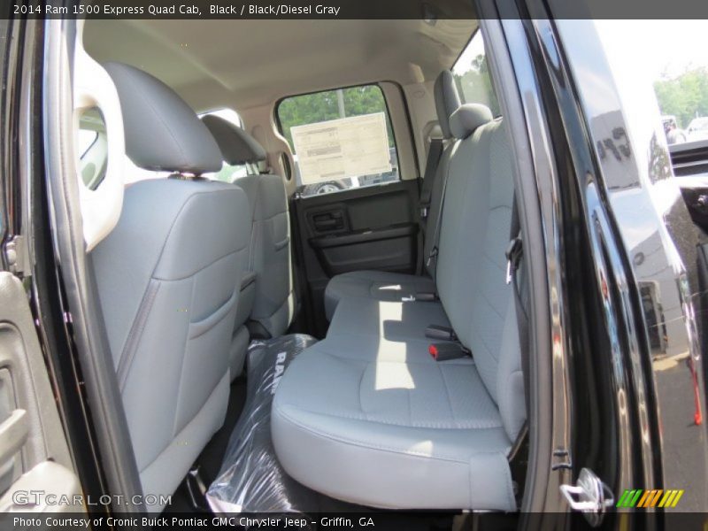 Rear Seat of 2014 1500 Express Quad Cab