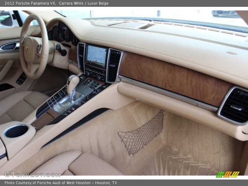 Carrara White / Luxor Beige 2012 Porsche Panamera V6