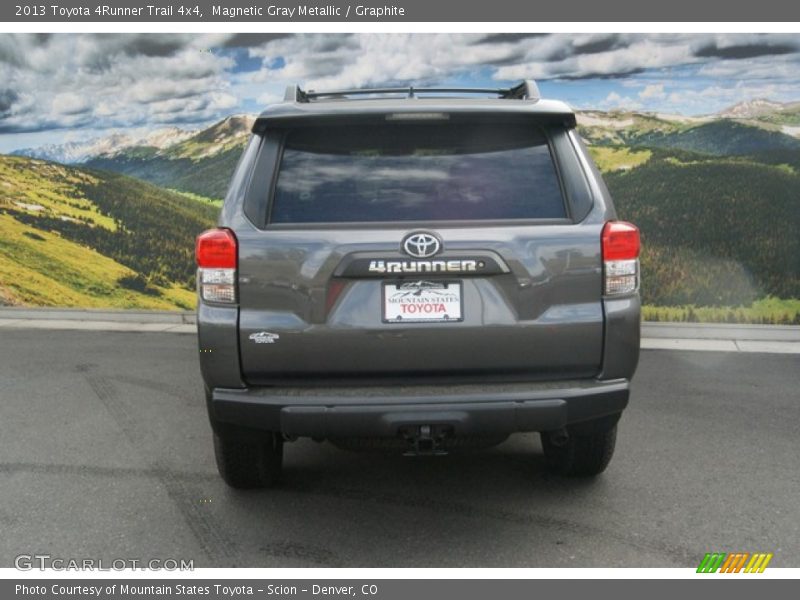 Magnetic Gray Metallic / Graphite 2013 Toyota 4Runner Trail 4x4