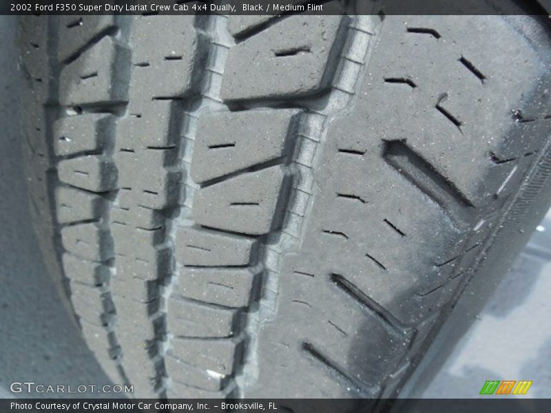 Black / Medium Flint 2002 Ford F350 Super Duty Lariat Crew Cab 4x4 Dually