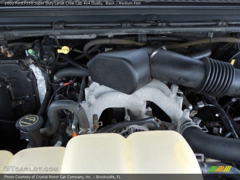 Black / Medium Flint 2002 Ford F350 Super Duty Lariat Crew Cab 4x4 Dually