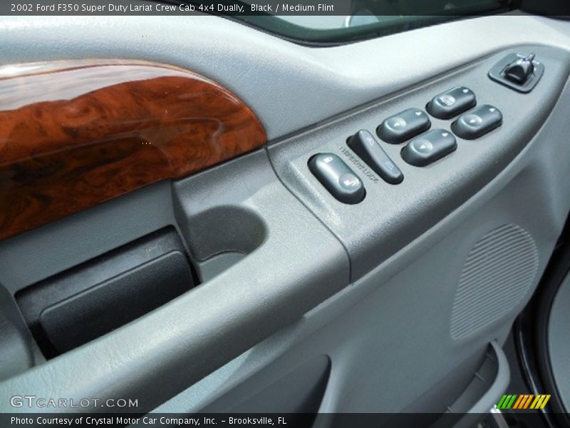 Black / Medium Flint 2002 Ford F350 Super Duty Lariat Crew Cab 4x4 Dually