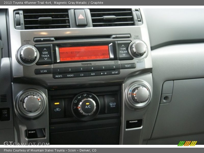 Magnetic Gray Metallic / Graphite 2013 Toyota 4Runner Trail 4x4