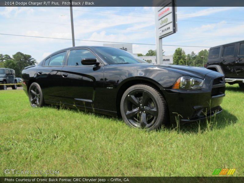 Pitch Black / Black 2014 Dodge Charger R/T Plus