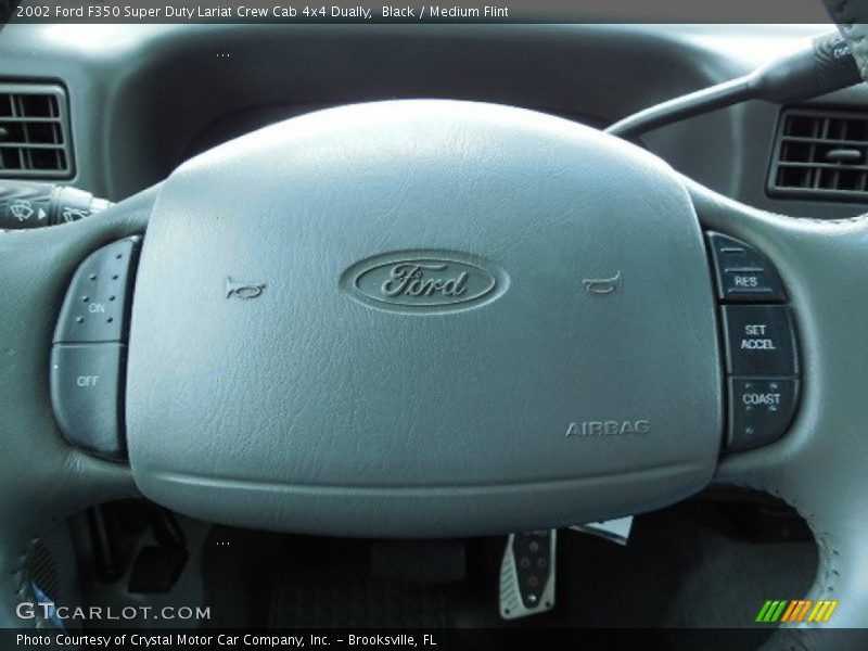 Black / Medium Flint 2002 Ford F350 Super Duty Lariat Crew Cab 4x4 Dually