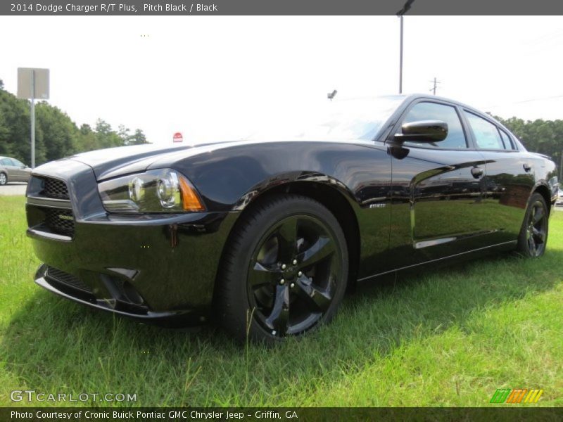Pitch Black / Black 2014 Dodge Charger R/T Plus