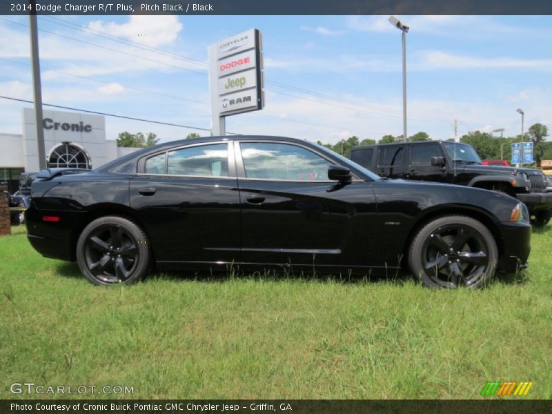 Pitch Black / Black 2014 Dodge Charger R/T Plus