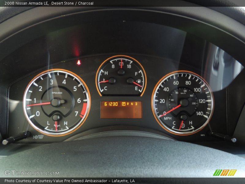 Desert Stone / Charcoal 2008 Nissan Armada LE