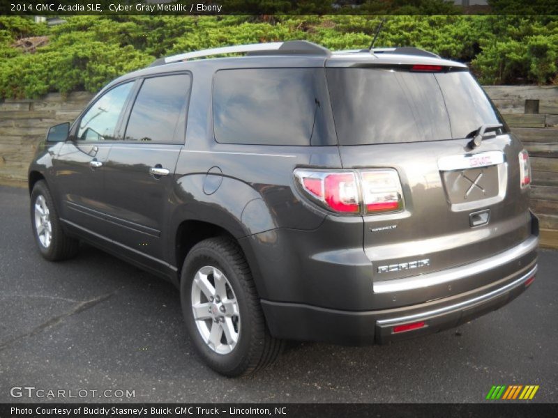 Cyber Gray Metallic / Ebony 2014 GMC Acadia SLE