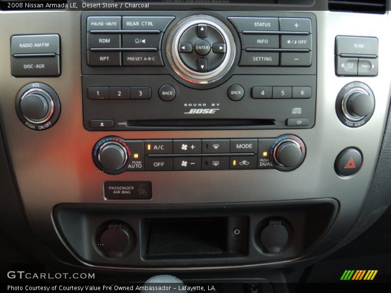 Desert Stone / Charcoal 2008 Nissan Armada LE
