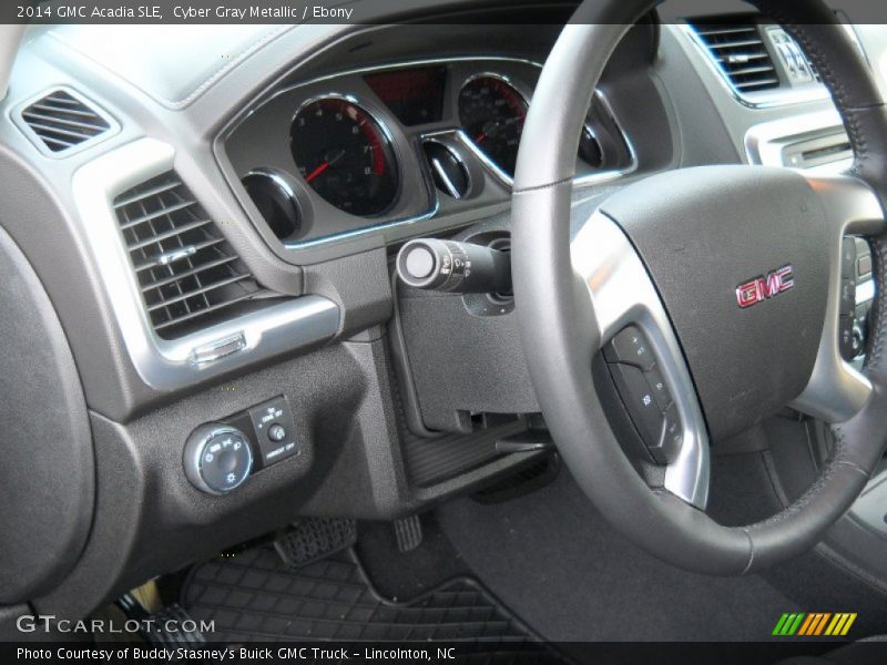 Cyber Gray Metallic / Ebony 2014 GMC Acadia SLE