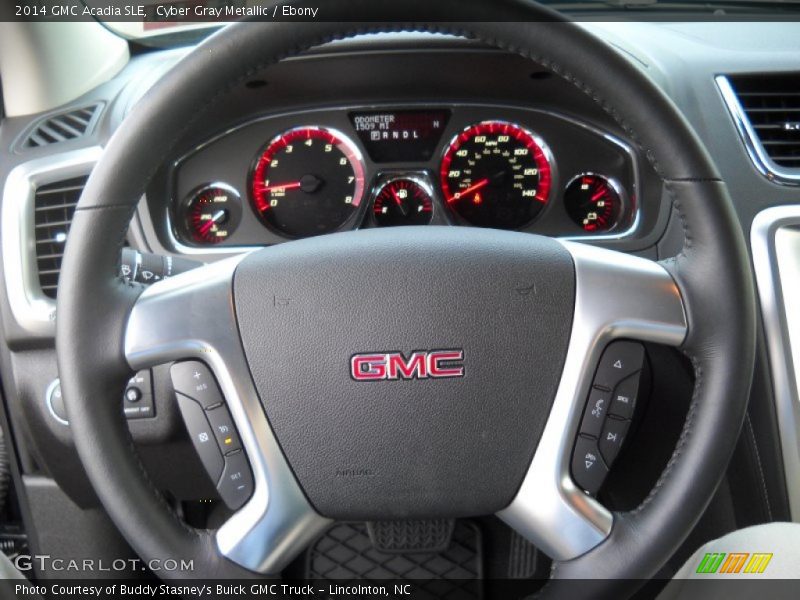 Cyber Gray Metallic / Ebony 2014 GMC Acadia SLE