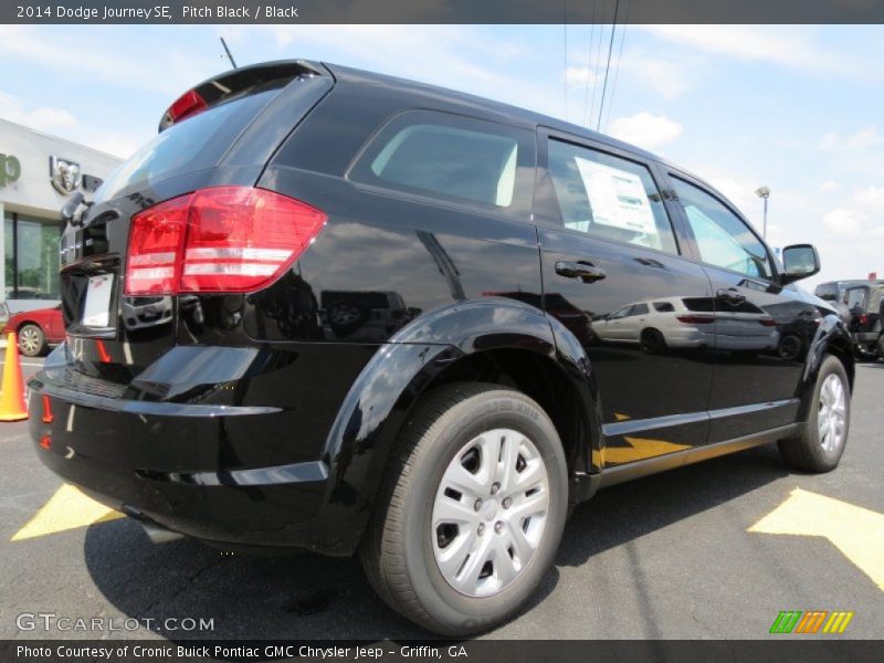 Pitch Black / Black 2014 Dodge Journey SE