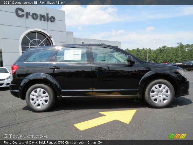 Pitch Black / Black 2014 Dodge Journey SE