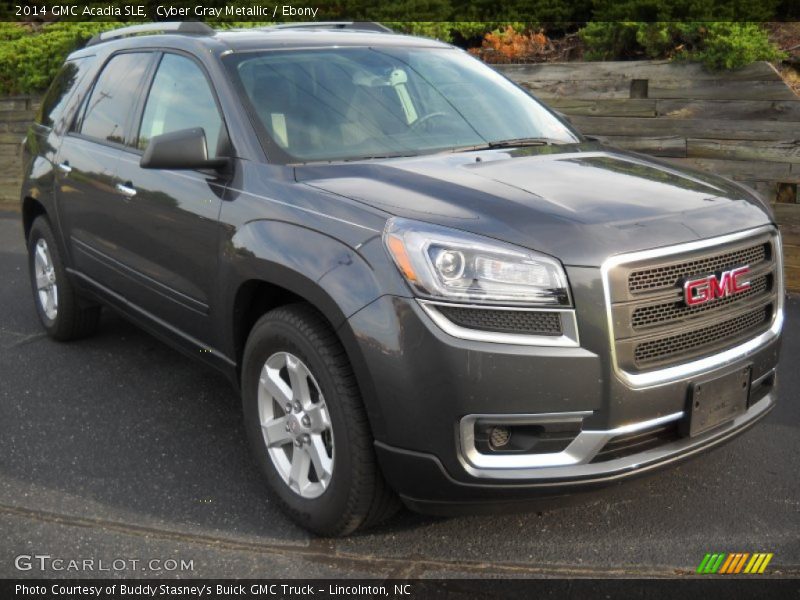 Cyber Gray Metallic / Ebony 2014 GMC Acadia SLE