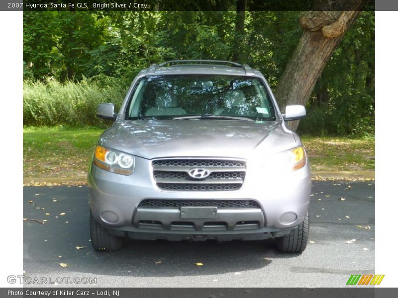 Bright Silver / Gray 2007 Hyundai Santa Fe GLS