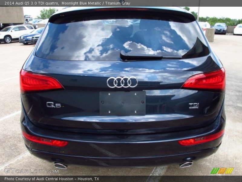 Moonlight Blue Metallic / Titanium Gray 2014 Audi Q5 3.0 TDI quattro