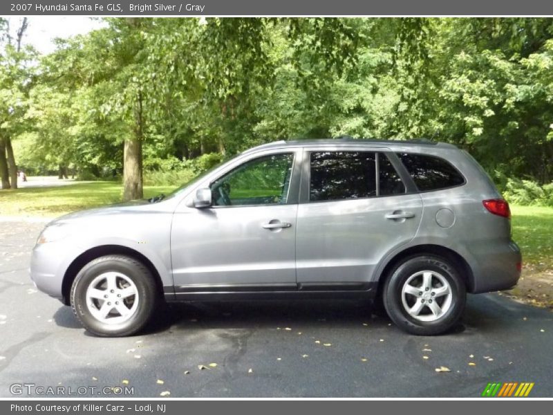 Bright Silver / Gray 2007 Hyundai Santa Fe GLS