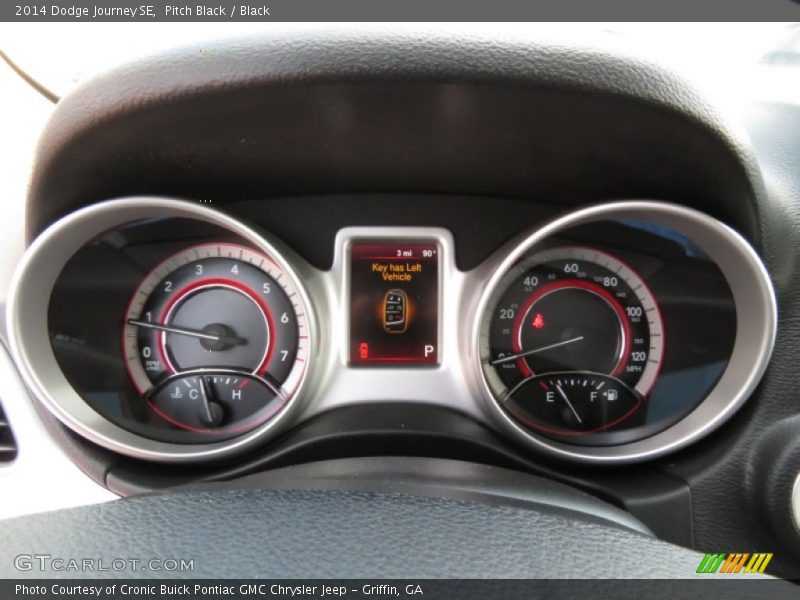 Pitch Black / Black 2014 Dodge Journey SE