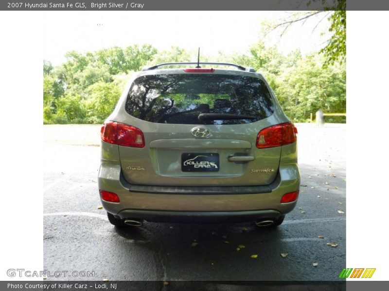 Bright Silver / Gray 2007 Hyundai Santa Fe GLS