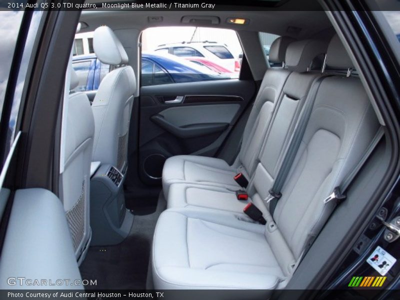 Moonlight Blue Metallic / Titanium Gray 2014 Audi Q5 3.0 TDI quattro