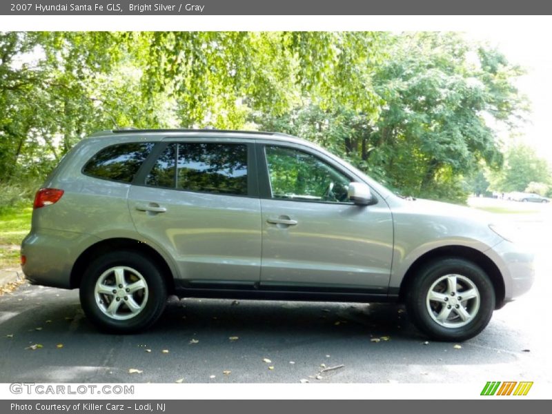 Bright Silver / Gray 2007 Hyundai Santa Fe GLS